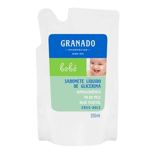 Refil Sabonete Líquido Granado Bebê Erva Doce 250ml