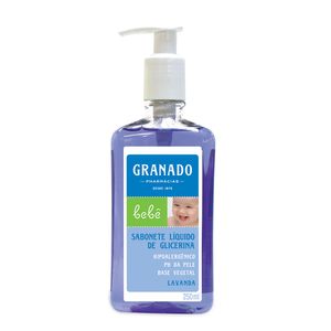 Sabonete Líquido Granado Bebê Glicerina Lavanda 250ml
