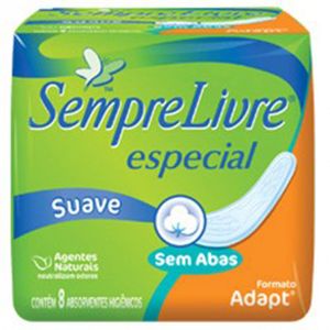 Sempre Livre Especial Adapt Suave Sem Abas 8 Unidades