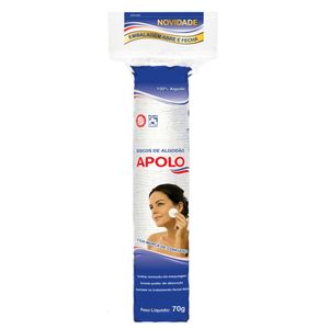 Algodão Apolo Discos com Ziplock 70g