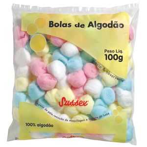 Algodão Sussex Bola Colorida 100g