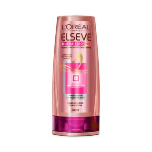 Condicionador Elseve Quera Liso Microqueratina Lisos com Escova 400ml