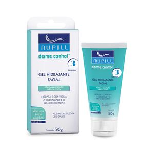 Gel Hidratante Facial Pele Mista ou Oleosa Nupill Derme Control 50g