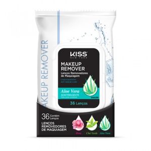 Lenço Removedor de Maquiagem Kiss New York Aloe Vera