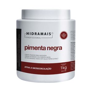 Creme Hidramais Massagem Pimenta Negra 1000g