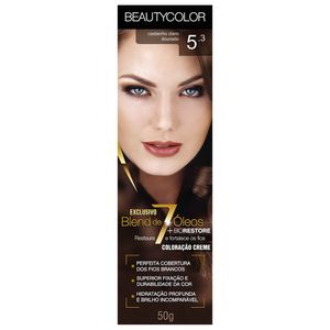 Tinta Beauty Color 5.3 Castanho Claro Dourado