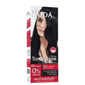 Tonalizante Alta Moda 30 Castanho Escuro 120g (18044)