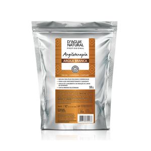 Argila Branca D'agua Natural 500g