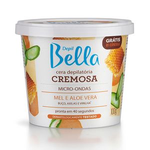 Cera Depil Bella Cremosa para Microondas Mel 100g