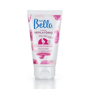 Creme Depil Bella Depilatório Facial para Pele Delicada Pétalas de Rosas 40g