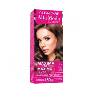 Coloração Alta Moda 7.7 Castanho Luminoso Extra Claro