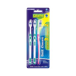 Leve 3 Pague 2 Escova Dental Oral-B Classic 40 Macia