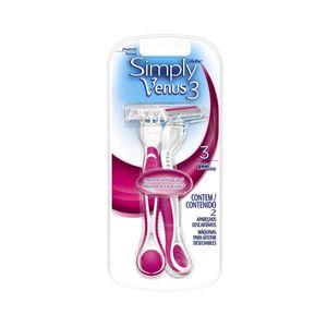 Aparelho para Depilar Gillette Venus Simply 3 - Com 2 Unidades