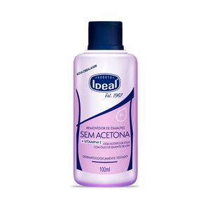 Removedor De Esmalte Ideal Solução Oleosa - 100ml