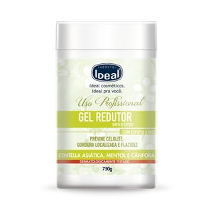 Gel Redutor de Medidas Ideal Centella Asiática, Mentol e Canfôra - 750g