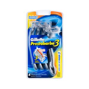 Aparelho Gillette Prestobarba 3 Leve 4 Pague 3 Masculino