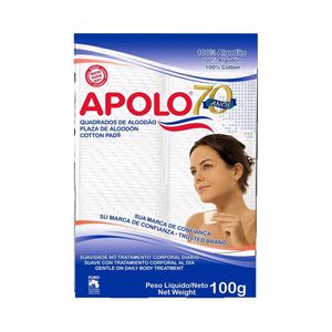 Quadrados de Algodão Apolo com Zip Lock 100g