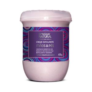 Creme Esfoliante D'agua Natural Mãos Pés 650g