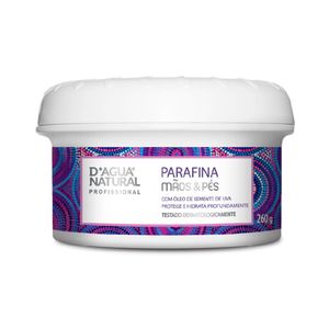 Parafina D'agua Natural Mãos e Pés 260g