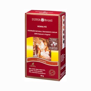 Henna Surya 50g Po Castanho (17395)717604