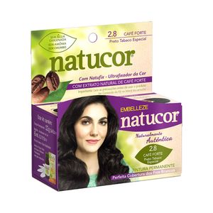 Coloração Natucor 2.8 Café Forte Preto Tabaco Especial 12g