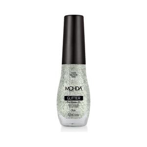 Esmalte Mohda Glitter Prata 1452