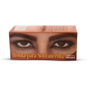 Henna para Sobrancelha Della & delle Castanho Escuro