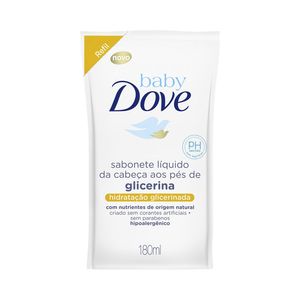 Refil Sabonete Líquido Dove Baby Hidratação Glicerinada 180ml
