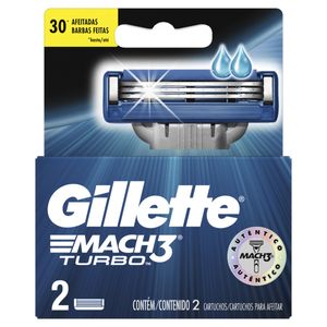 Carga para aparelho de barbear Gillette Mach3 Turbo