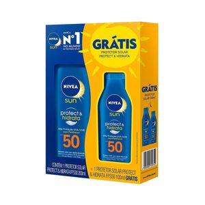 Kit Protetor Solar Nivea  Sun Fps50 200ml + Fps50 100ml