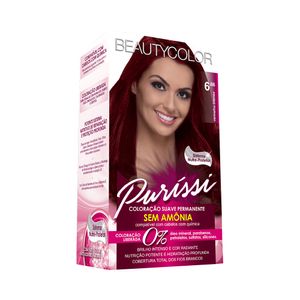 Coloração Beauty Color 6.66 Vermelho Intenso