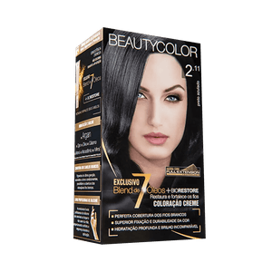 Coloração Beauty Color 2.11 Preto Azulado