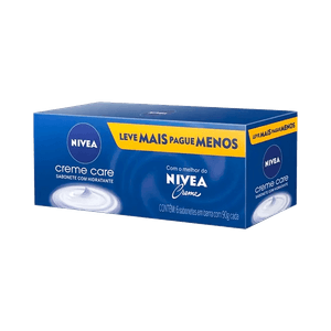 Sabonete em Barra Nivea Creme Care Promo 6 Unidades 90g