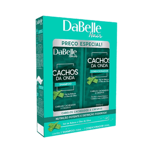 Kit Dabelle Shampoo + Condicionador Cachos da Onda 200ml