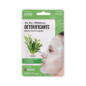 Máscara Facial Kiss New York Detoxificante Algodão