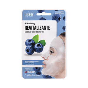 Máscara Facial Kiss New York Revitalizante Blueberry