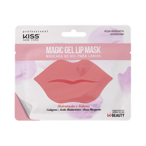 Máscara Labial Kiss New York Magic Gel Rosa Mosqueta