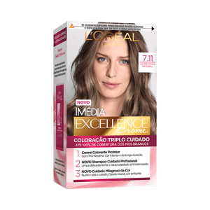 Coloração Imédia Excellence 7.11 Louro Cinza Natural