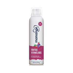 Desodorante Aerossol Antitranspirante Monange Feminino Frutas Vermelhas 150ml