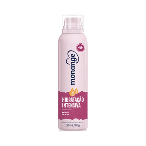 Desodorante Aerossol Antitranspirante Monange Feminino Hidratação Intensiva 150ml