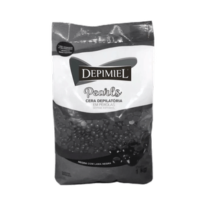 Cera Depilatória Depimiel Granulada Lama Negra  1Kg