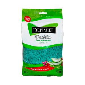 Cera Depilatória Depimiel Granulada Aloe Vera 1Kg