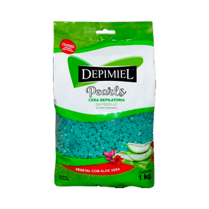 Cera Depilatória Depimiel Granulada Aloe Vera 1000g