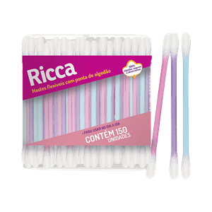 Hastes Flexíveis Ricca Com 150Pcs