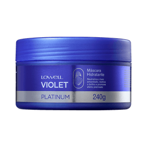 Máscara Matizadora Lowell Violet Platinum 240g