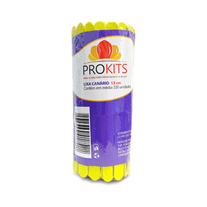 Lixa de Unha Prokits Canário 13cm com 100 Unidades