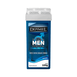 Cera Roll-on Men PowerFull Depimiel 100g