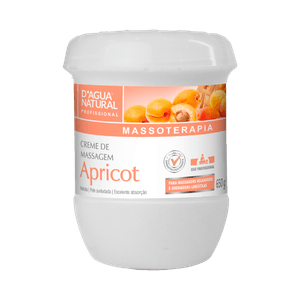 Creme de Massagem D'agua Natural Apricot 650g