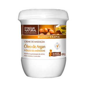 Creme Massagem Corporal  D'agua Natural Argan 650g