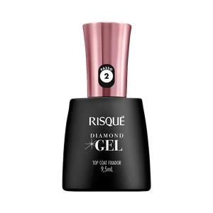 Top Coat Fixador Risqué Diamond Gel Cremoso